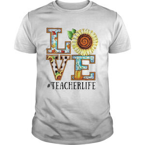 Love Sunflower Teacherlife Shirt 1